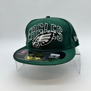 New Era Green Philadelphia Eagles Logo Snapback Hat